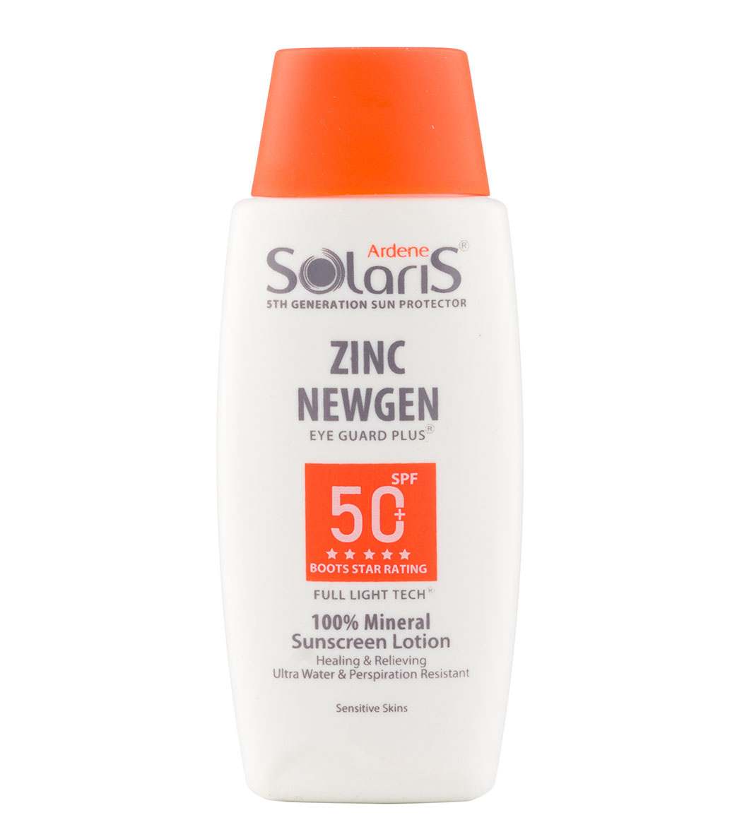 لوسیون ضد آفتاب فیزیکال +SPF50 مدل زینک نیوژن مناسب پوست حساس 100 میلی لیتر