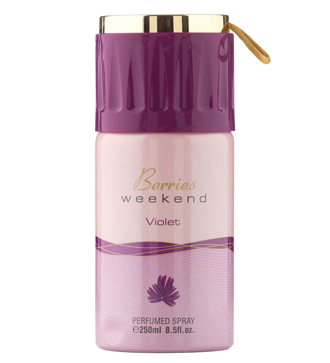 اسپری خوشبوکننده بدن مدل Berries Weekend Violet حجم 250میل