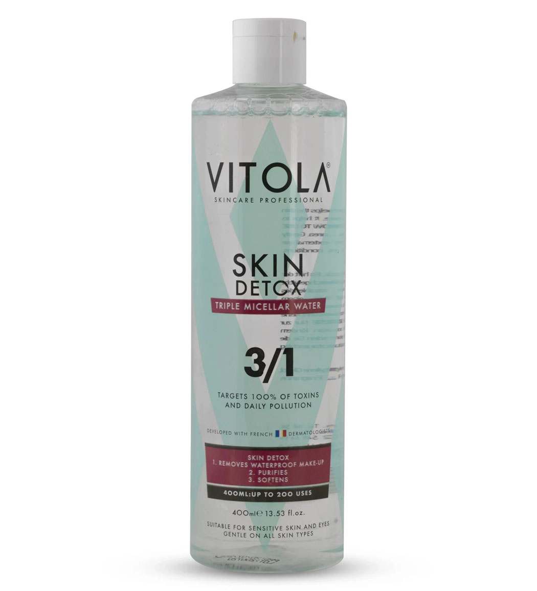 میسلار واتر 3 کاره مدل Skin Detox مناسب انواع پوست 400میل