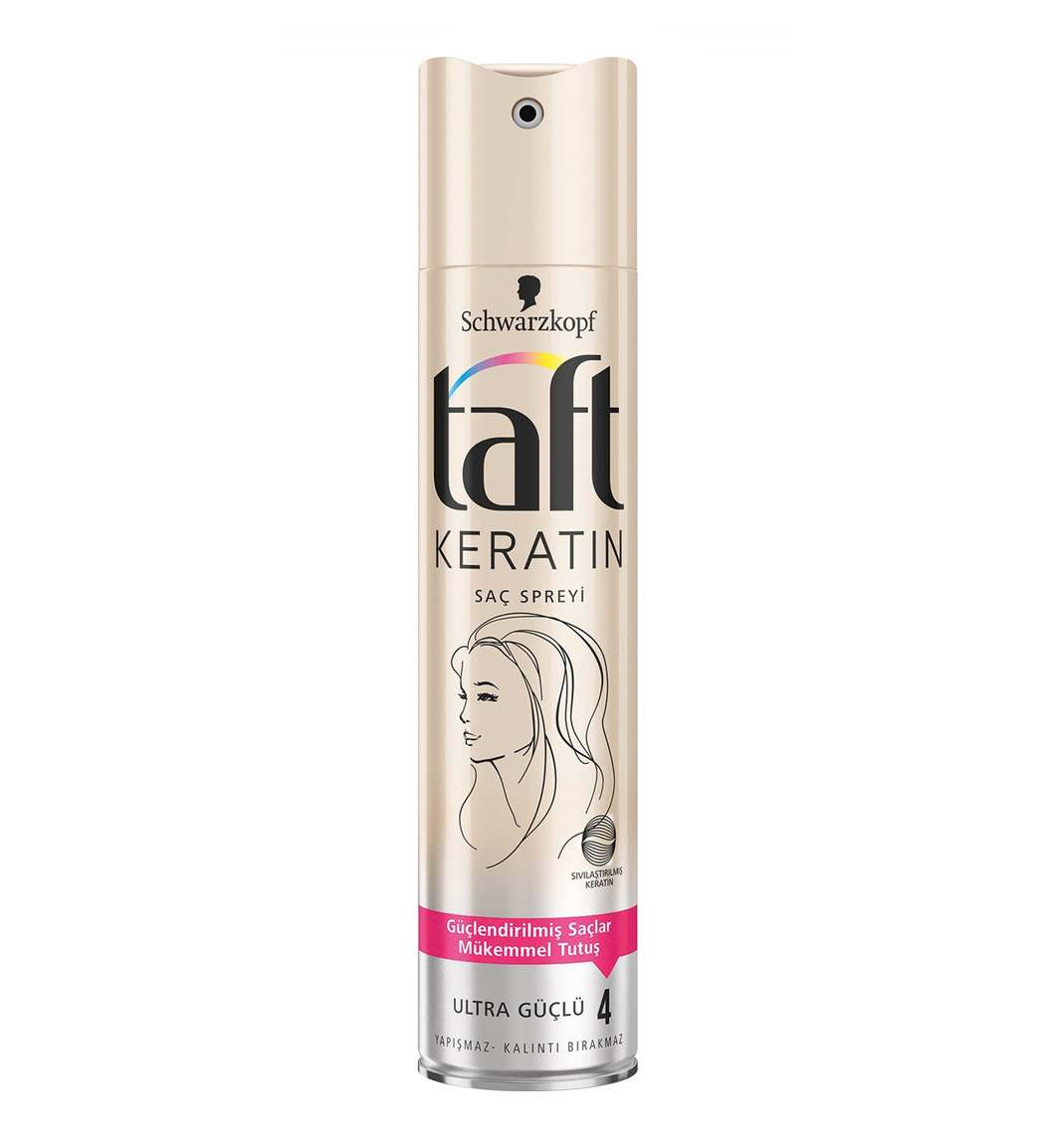 اسپری نگهدارنده حالت مو 48 ساعته مدل Keratin حاوی کراتین مناسب انواع مو حجم 250میل