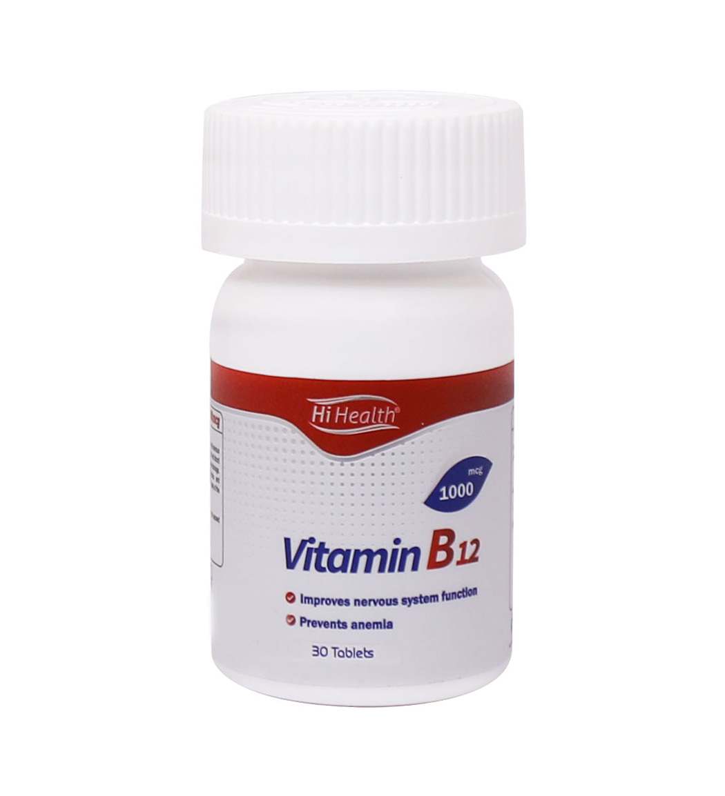 قرص ویتامین B12 1000 بسته 30 عددی