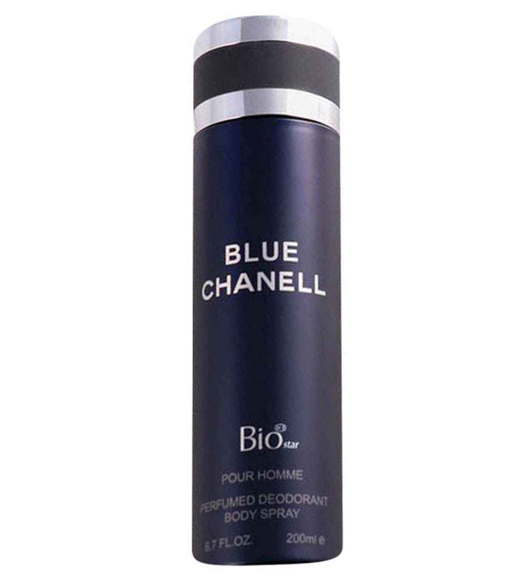 اسپری بدن مردانه مدل Blue Chanell حجم 200 میلی لیتر