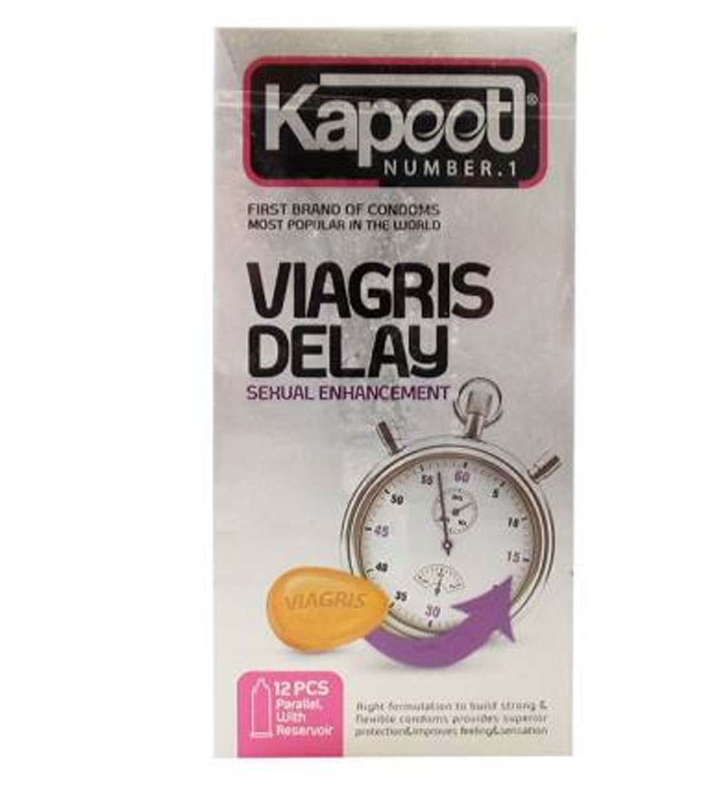 کاندوم مدل viagris delay بسته 12 عددی