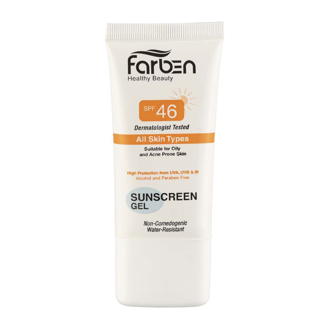 ژل ضد آفتاب با SPF46 مناسب پوست چرب و جوش دار حجم 50 میلی لیتر