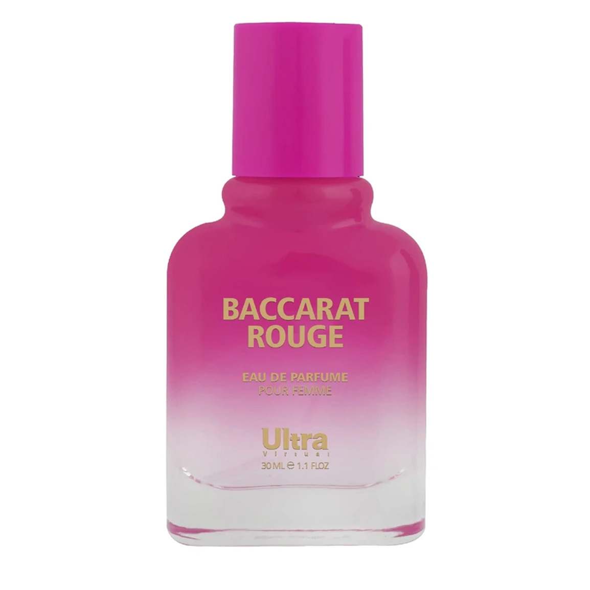 عطر جیبی زنانه مدل Baccarat Rouge با شیشه شفاف دو رنگ حجم 30 میلی لیتر