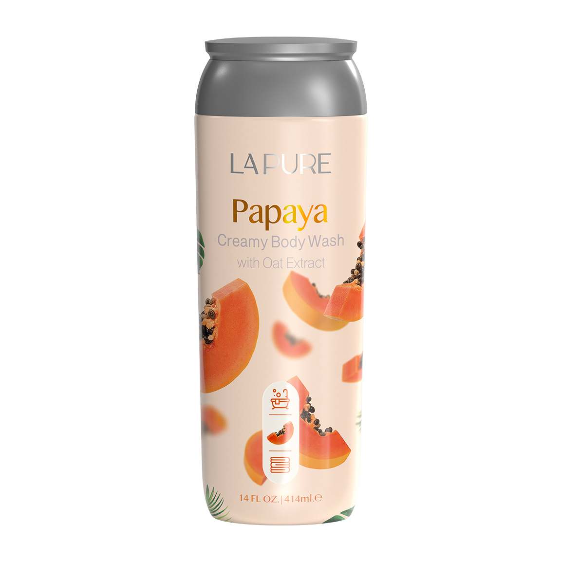 شامپو بدن کرمی مدل Papaya حجم 414 میلی لیتر