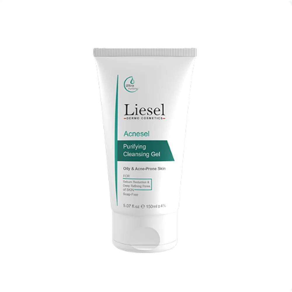ژل شست و شو صورت مدل Acnesel مناسب پوست چرب و دارای آکنه حجم 150 میلی لیتر لایسل