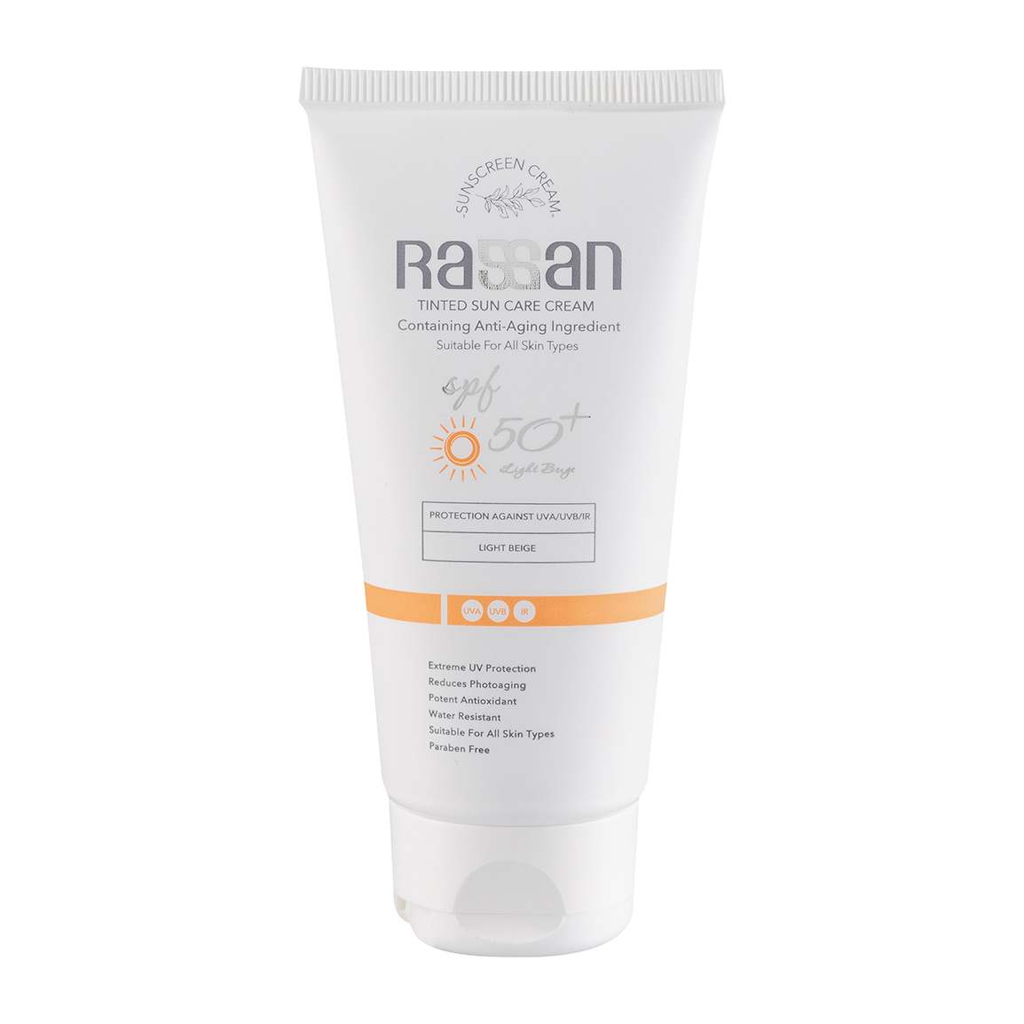 کرم ضد آفتاب رنگی با SPF 50 مناسب انواع پوست حجم 40 میلی لیتر