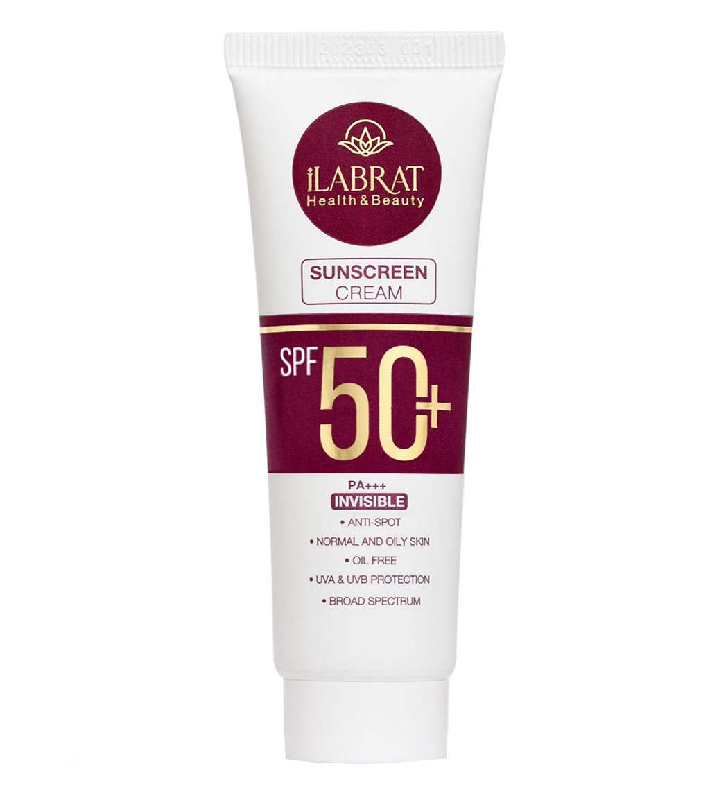 ضد آفتاب بی رنگ با SPF50 مناسب پوست چرب و نرمال حجم 40 میلی لیتر
