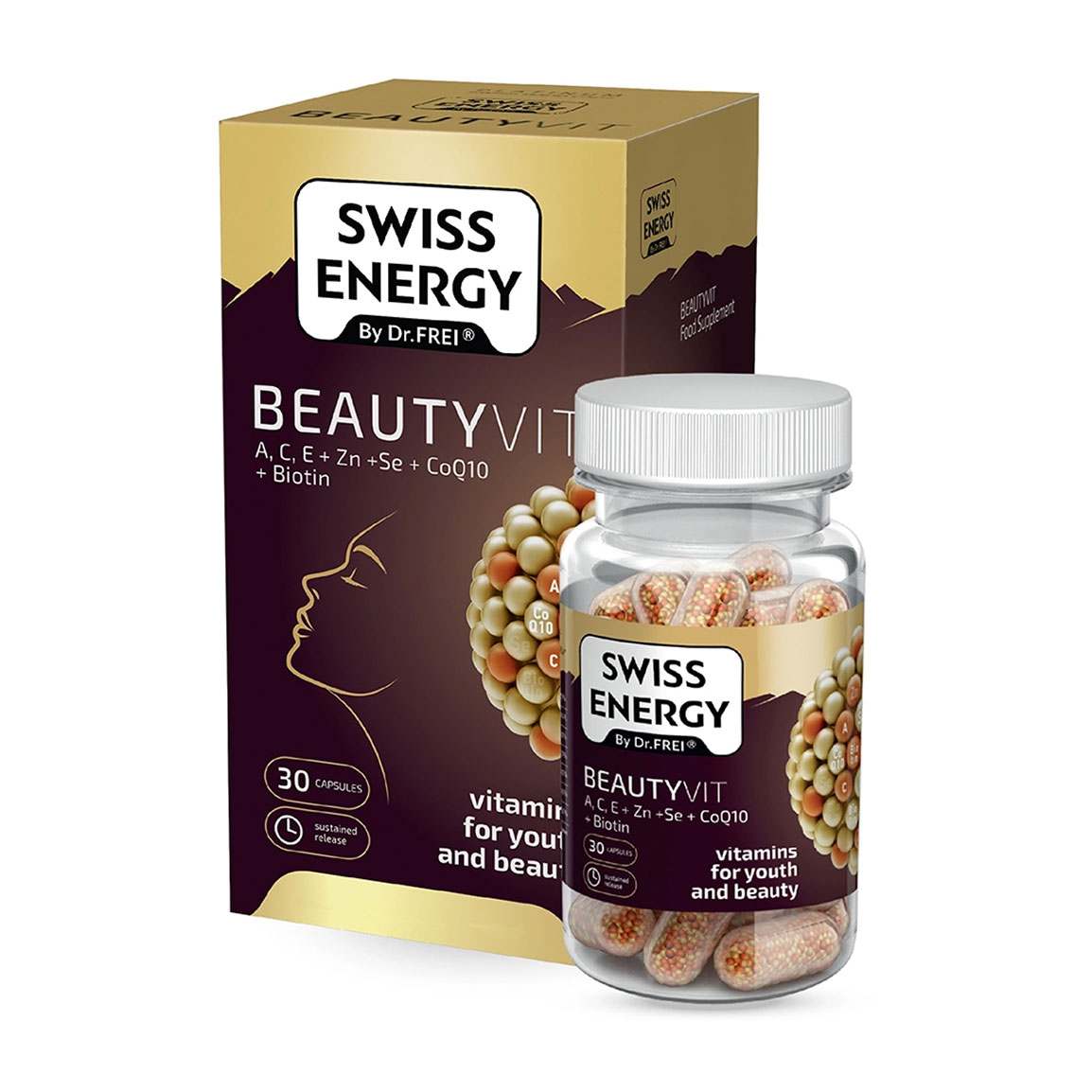 کپسول جوانی و زیبایی مدل Beauty Vit بسته 30 عددی