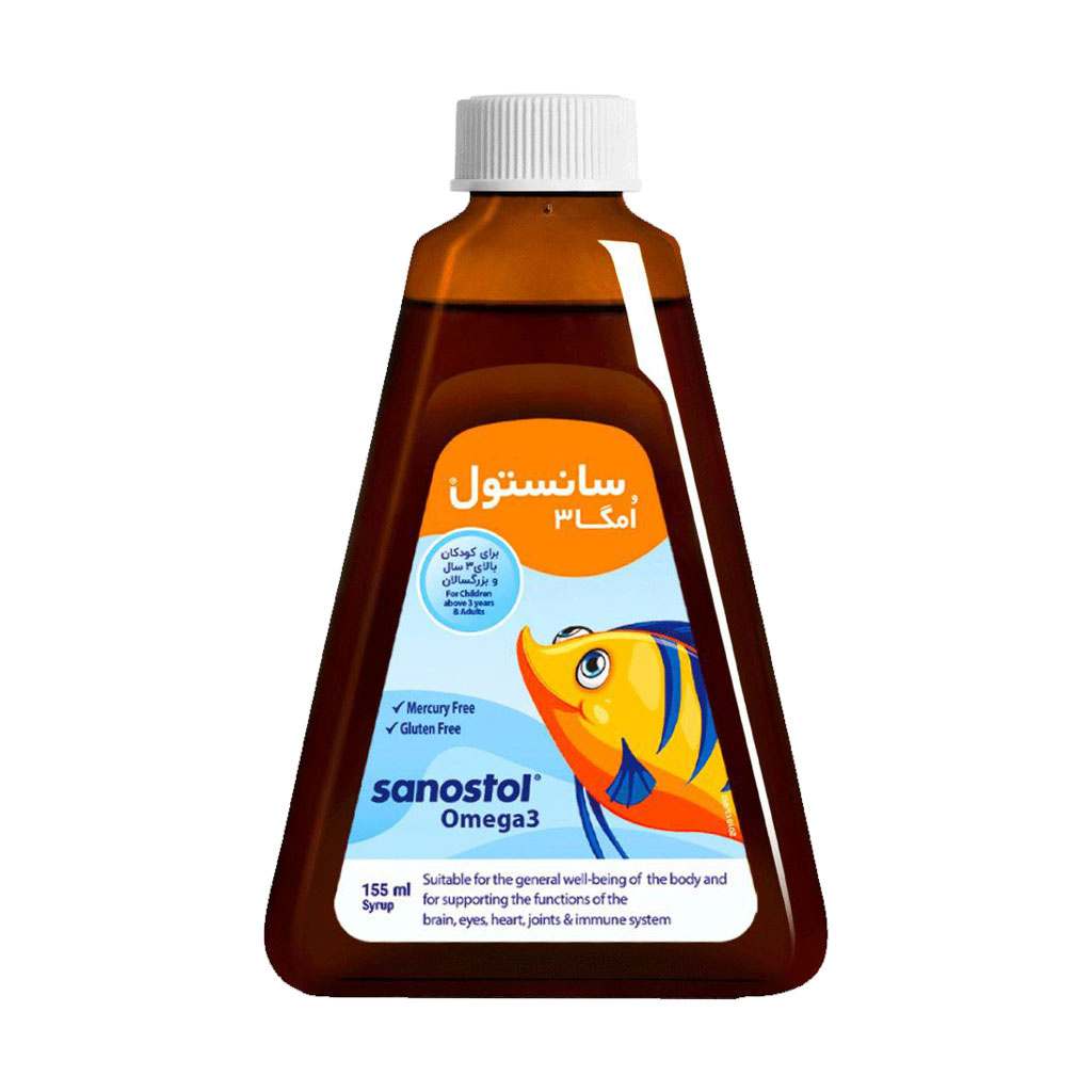 شربت Omega 3 حجم 155 میلی لیتر