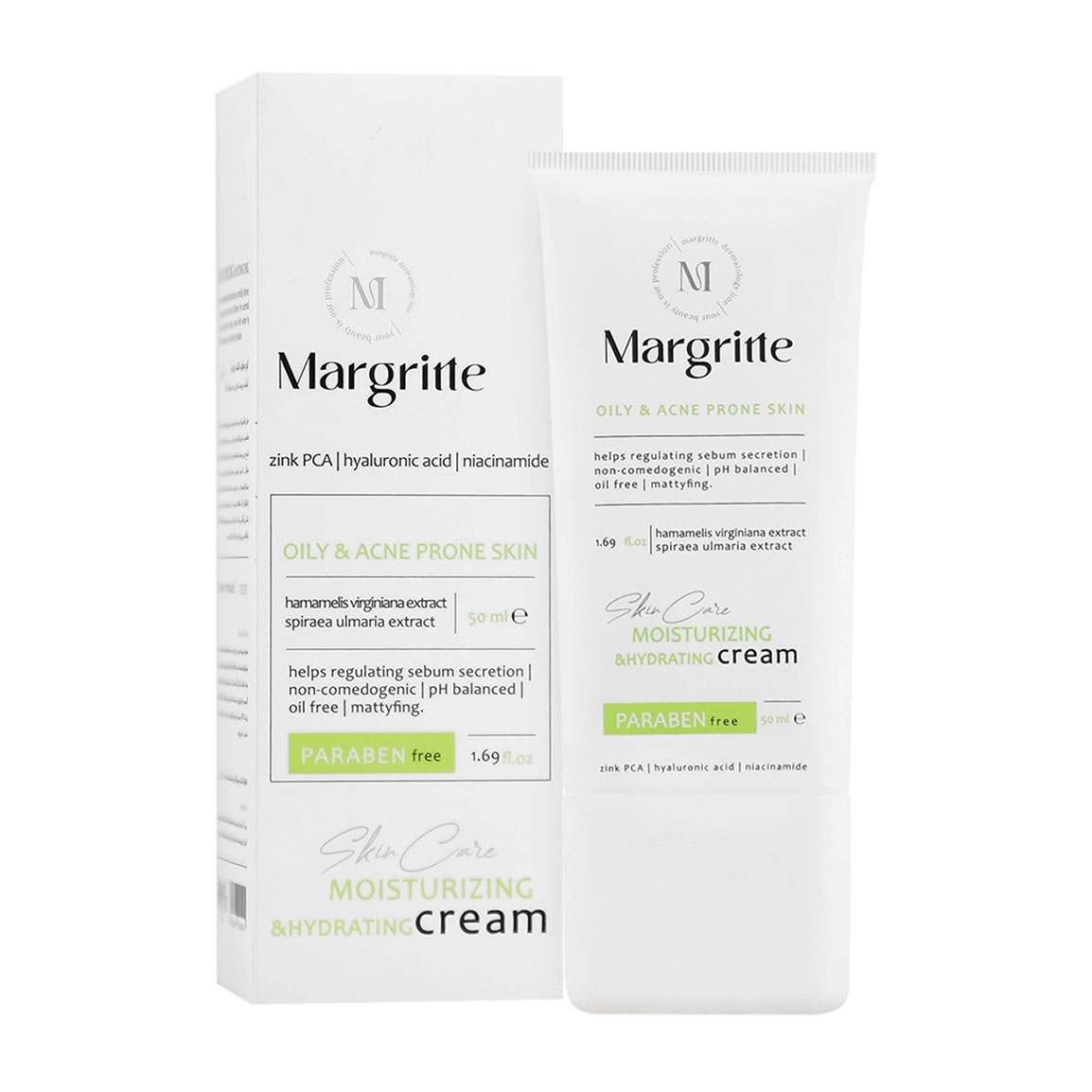 کرم مرطوب کننده و آبرسان قوی مناسب پوست چرب و مستعد آکنه حجم 50 میلی لیتر