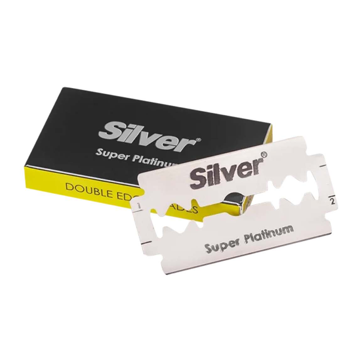 تیغ اصلاح یدک سنتی مدل Super Platinum مجموعه 10 بسته 5 عددی