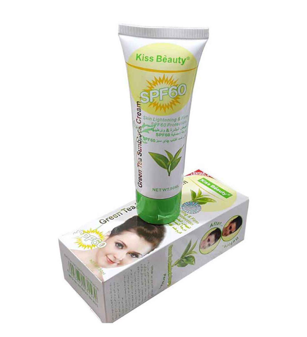 ضد آفتاب حاوی عصاره چای سبز SPF60 حجم 50میل