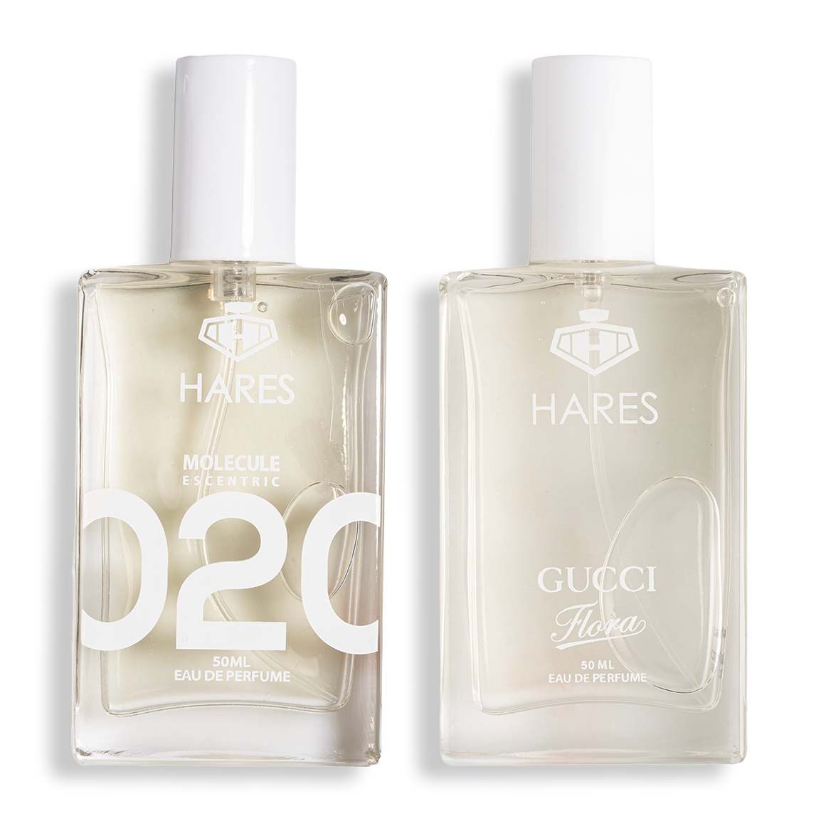 پک 2 عددی ادوپرفیوم مدل Molecule حجم 50 میلی لیتر و Gucci Flora حجم 50 میلی لیتر