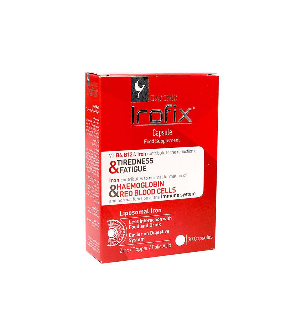 کپسول مدل Irofix بسته 30 عدد