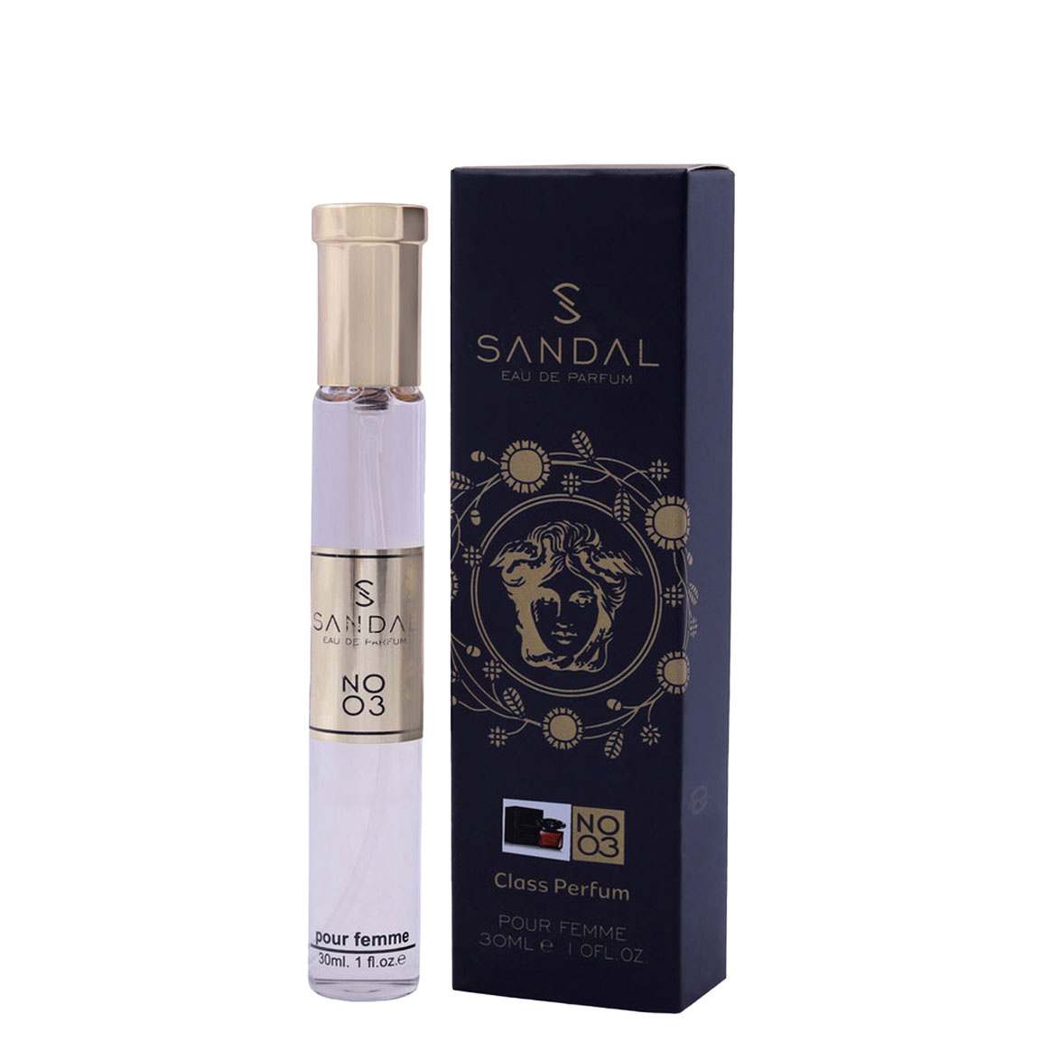عطر جیبی زنانه مدل Crystal Noir Versace حجم 30میل