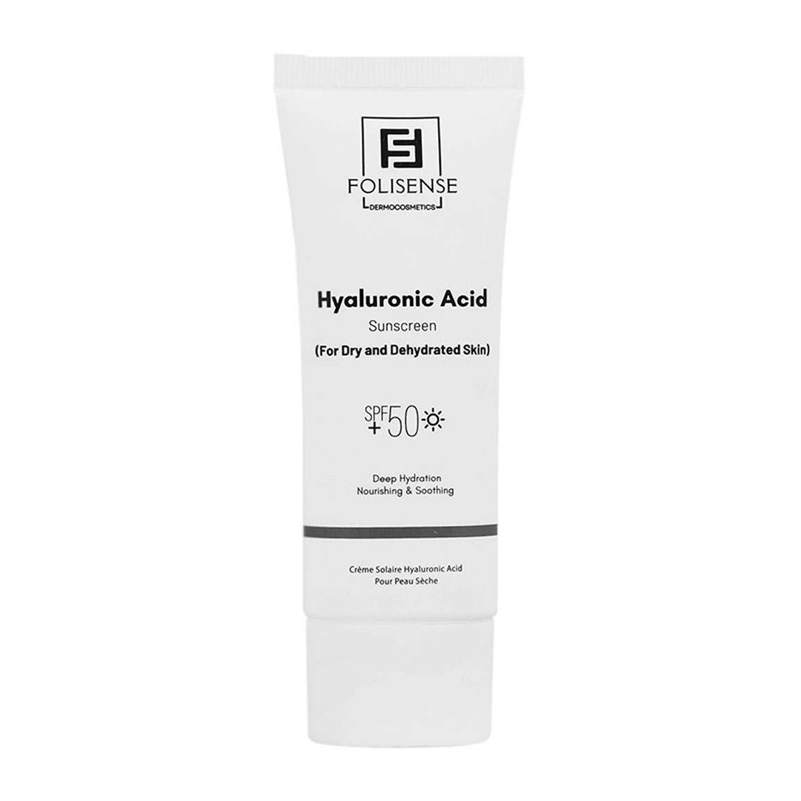 ضد آفتاب مدل Hyaloronic Acid با SPF 50 مناسب پوست خشک و دهیدراته حجم 40 میلی لیتر