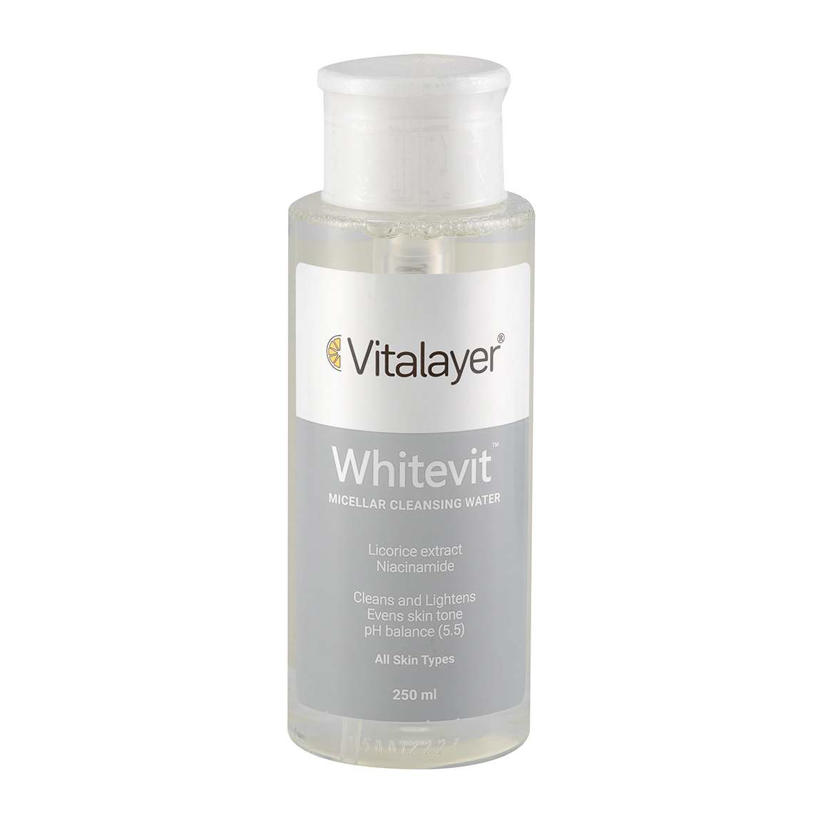 میسلار واتر مدل Whitevit حجم 250 میلی لیتر