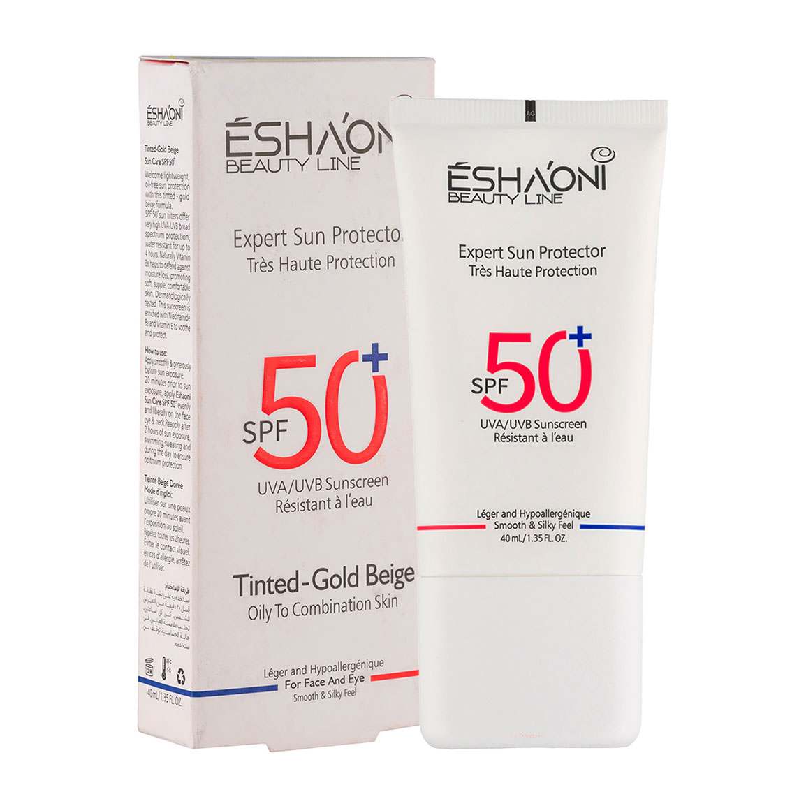 ضد آفتاب رنگی با SPF 50 مناسب پوست چرب تا مختلط حجم 40 میلی لیتر