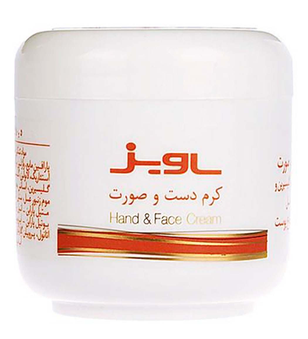 کرم دست و صورت حاوی روغن بادام گلیسیرین و موم زنبور عسل مناسب انواع پوست 140گرم