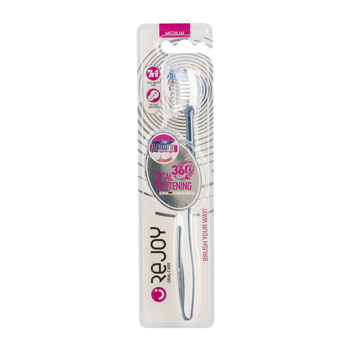 مسواک مدل TOTAL WHITENING 360 با برس متوسط