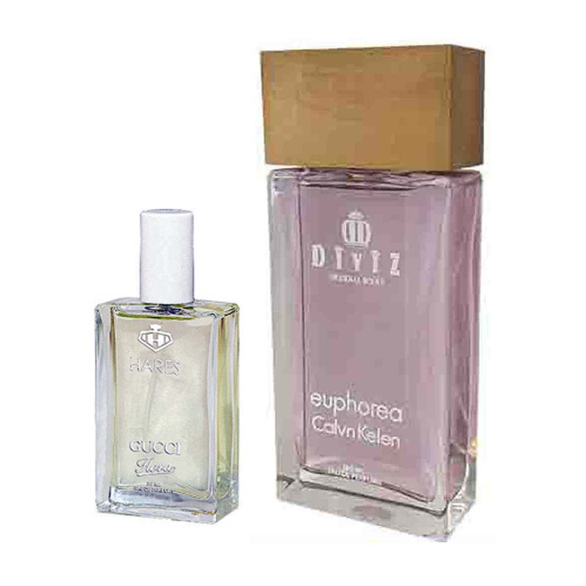 پک 2 عددی ادوپرفیوم زنانه مدل Gucci Flora حجم 50 میلی لیتر و ادوپرفیوم مدل Calvin Klein Euphoria حجم 100 میلی لیتر
