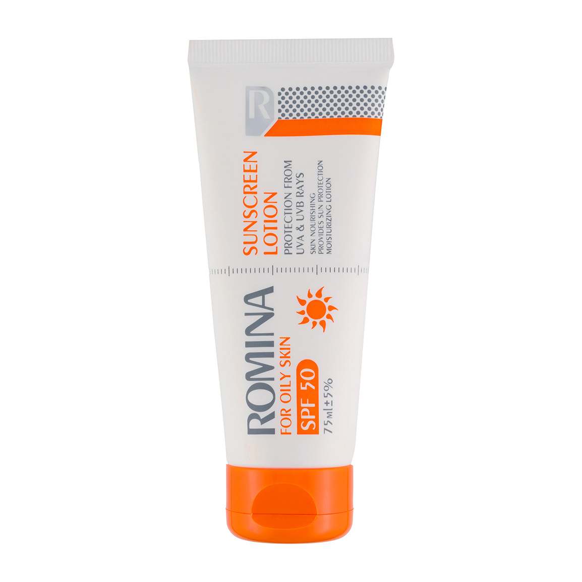 لوسیون ضد آفتاب spf 50 بی رنگ 75میل
