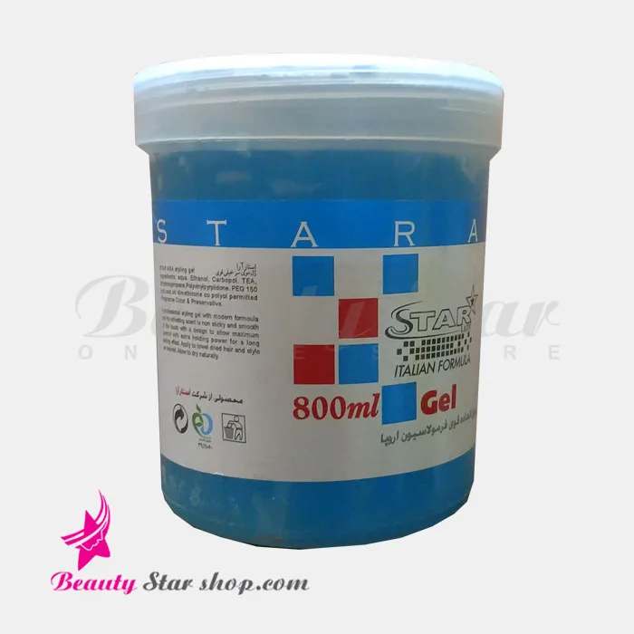 ژل مو استارلیدی مدل فوق العاده قوی حجم 800 گرم استار لیدی