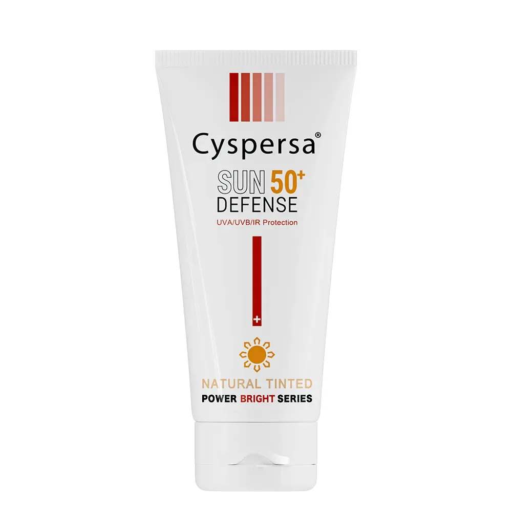 کرم ضد آفتاب رنگی روشن کننده SPF50 سیسپرسا – cyspersa Tinted Power Bright Series Sunscreen Cream SPF50