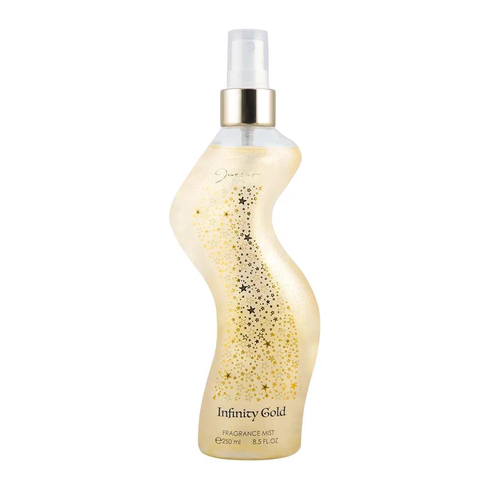 بادي اسپلش زنانه شاين اينفينيتي گلد ژک‌ساف – Jacsaf Shine Infinity Gold Body Splash For Her