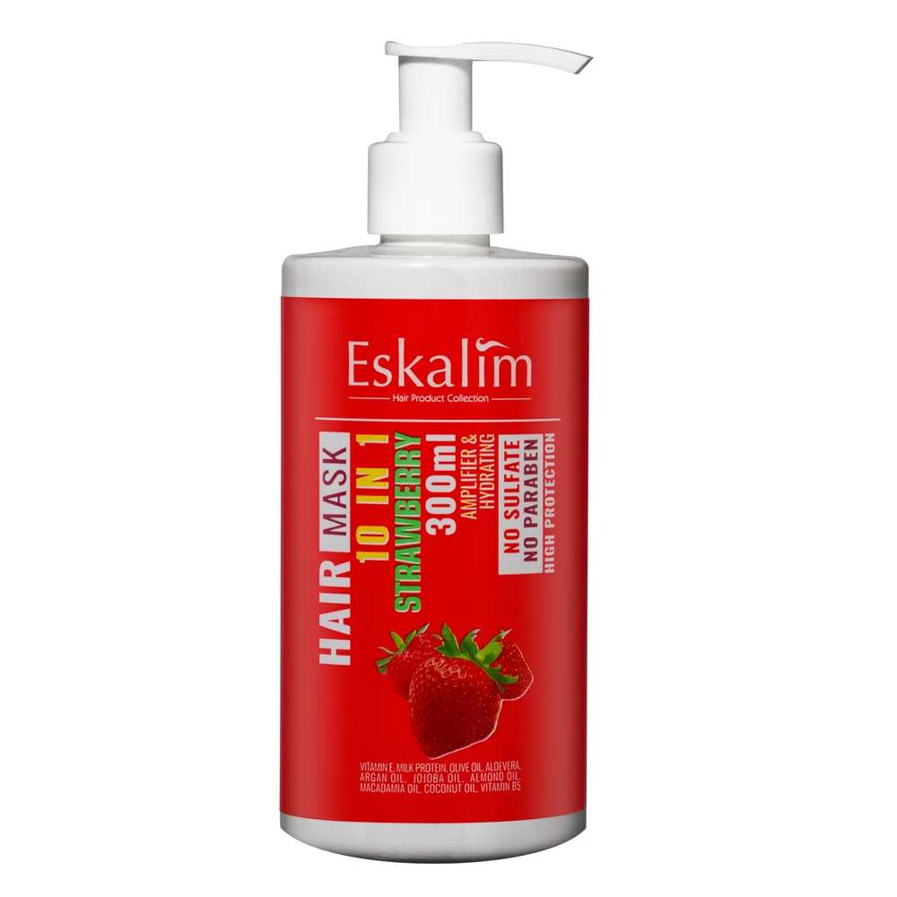 ماسک مو توت فرنگی ESKALIM C.O HAIR MASK 300ML STRAWBERRIES اسکالیم