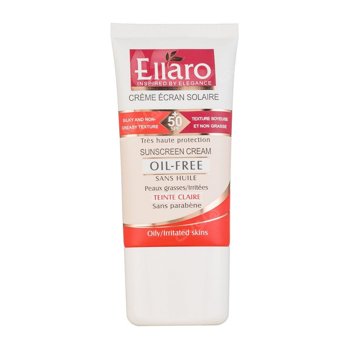 کرم ضد آفتاب مدل رنگی فاقد چربی با SPF 50