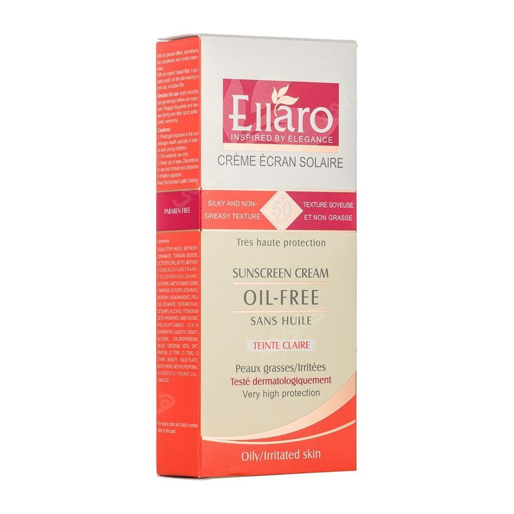 کرم ضد آفتاب مدل رنگی فاقد چربی با SPF 50 الارو — تصویر ۳