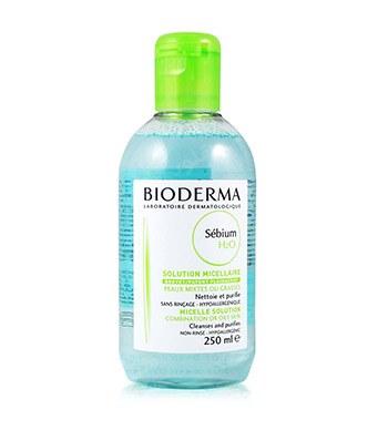 محلول میسلار پاک کننده آرایش و آلودگی صورت مدل Sebium H2O حجم 250 میلی لیتر