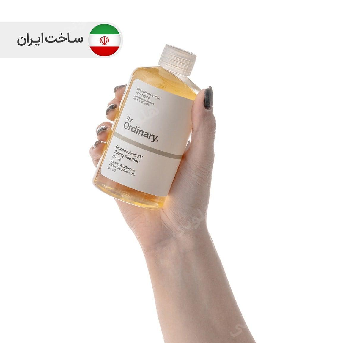 تونر لایه بردار و روشن کننده گلیکولیک اسید 240میل د اوردینری — تصویر ۶