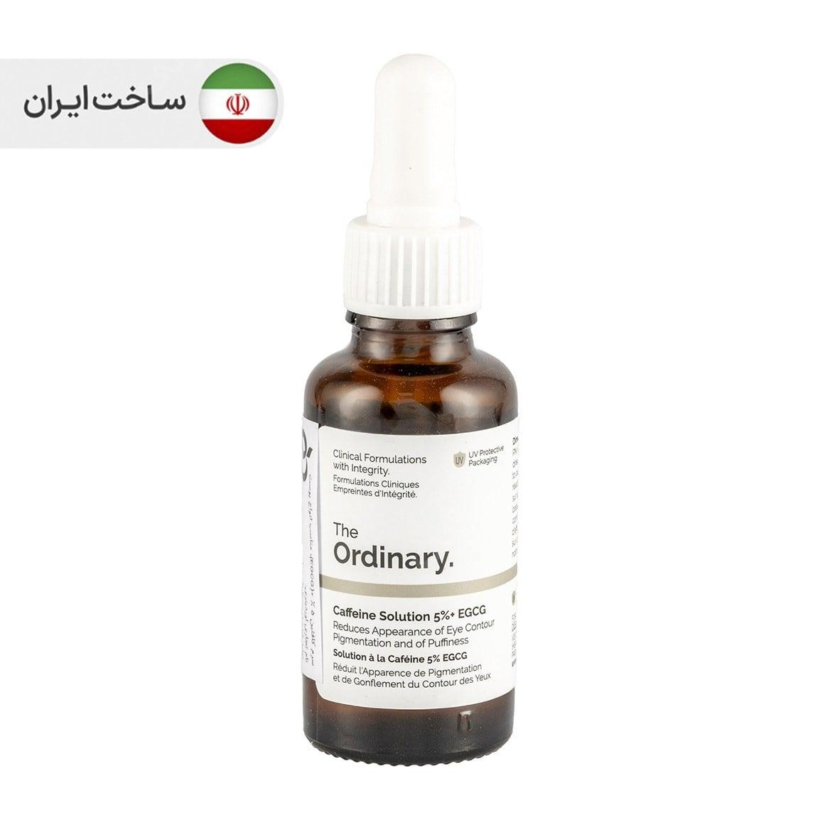 سرم دور چشم کافئین سولوشن 5% حجم 30 میلی لیتر
