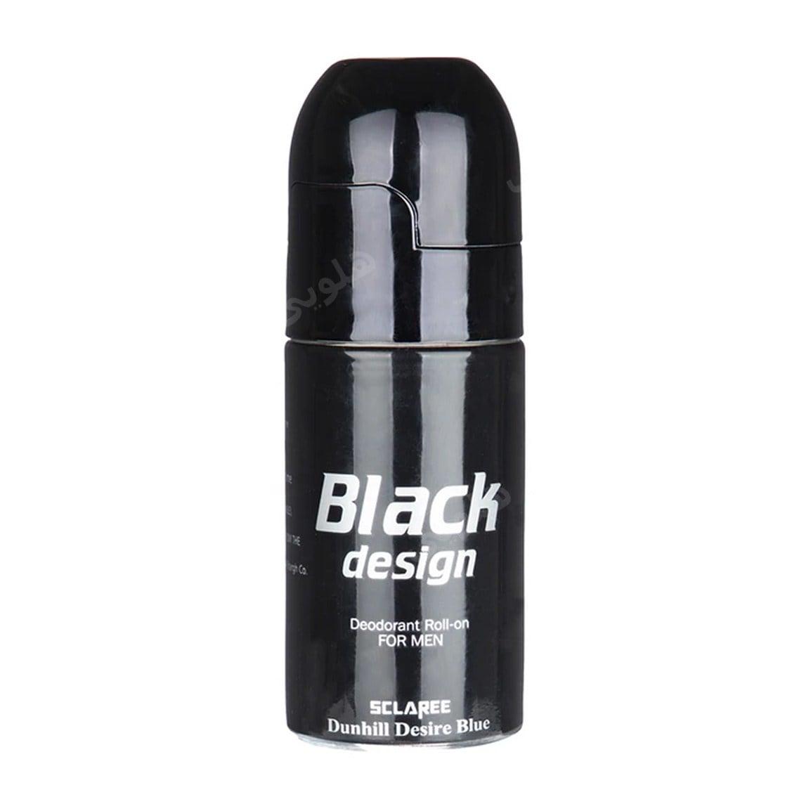 مام رول مردانه مدل Black Design حجم 60 میلی لیتر