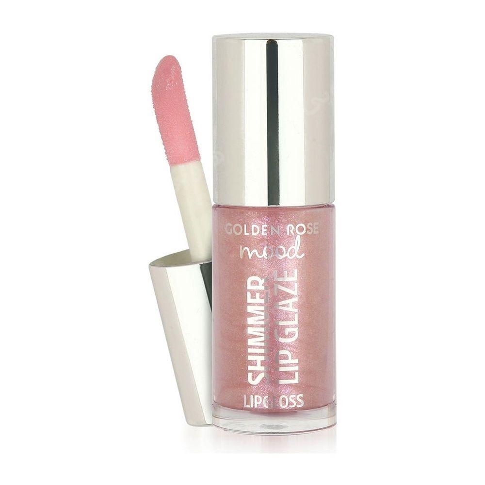 برق لب مدل Shimmer Lip Glaze گلدن رز — تصویر ۱