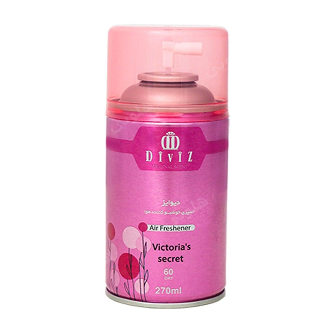 اسپری خوشبو کننده و تصفیه کننده هوا مدل Victorias Secret حجم 270 میلی لیتر دیوایز