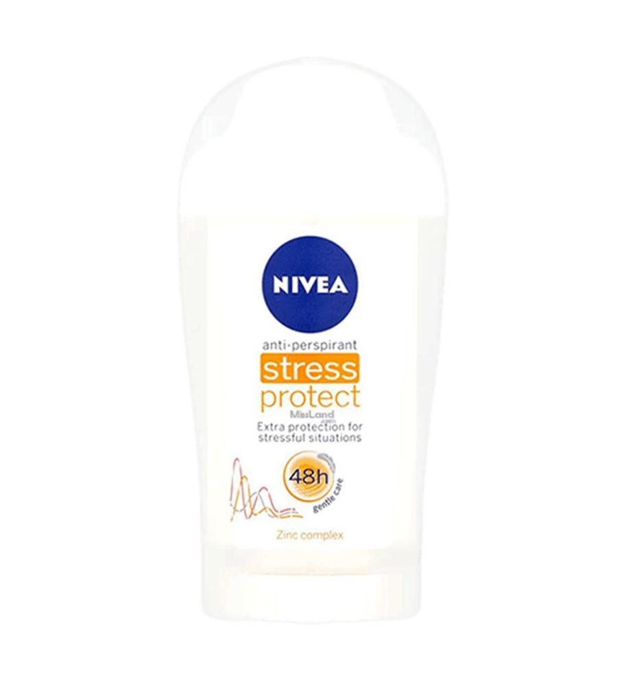 دئودورانت صابونی زنانه مدل Stress Protect حجم 40 میلی لیتر نیوآ