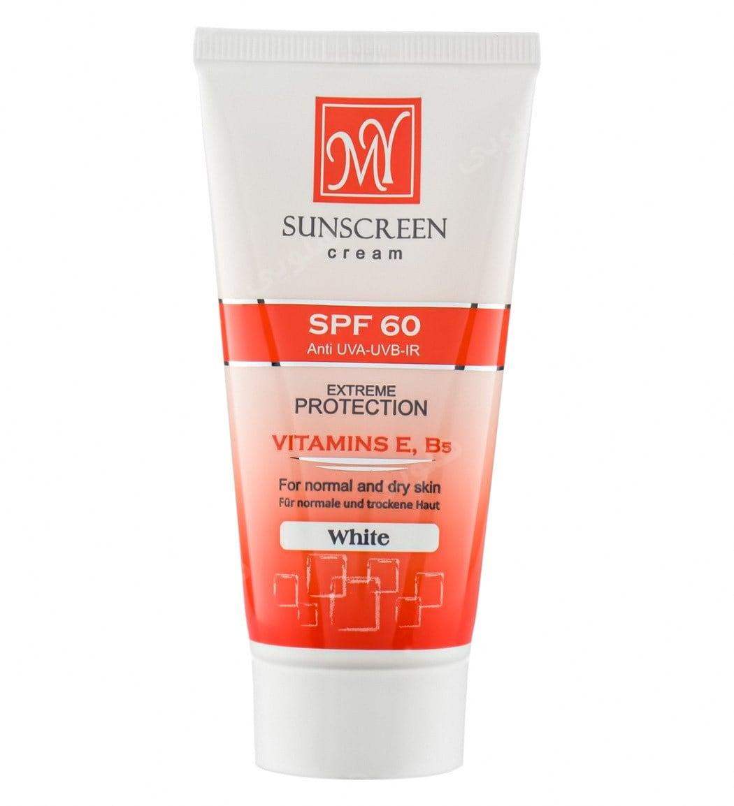 کرم ضد آفتاب مناسب پوست خشک و معمولی بی رنگ SPF60 حجم 50 میلی لیتر