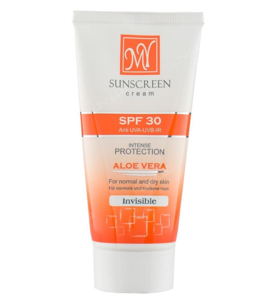کرم ضد آفتاب بی رنگ با SPF30 مناسب پوست خشک و معمولی حجم 50 میلی لیتر