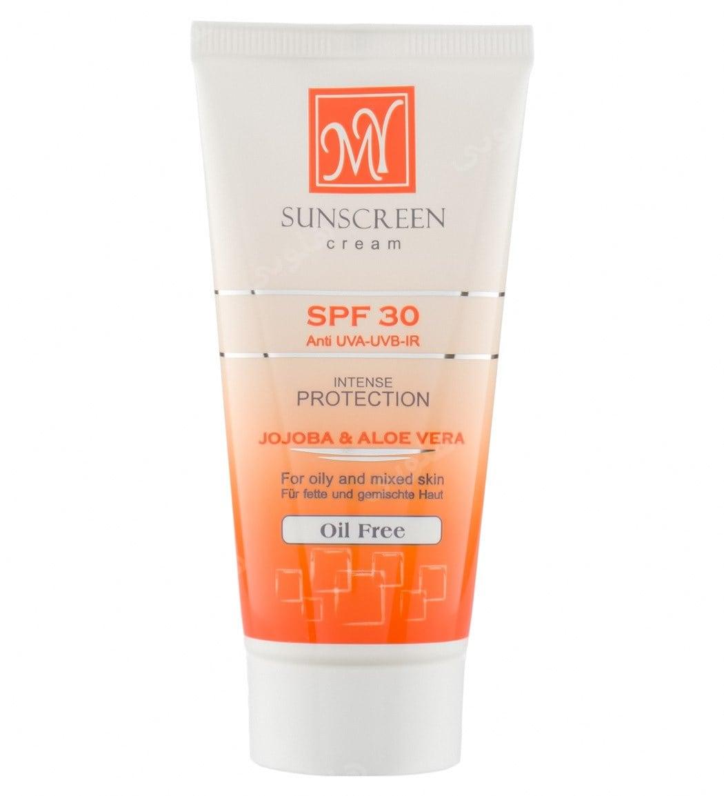 کرم ضد آفتاب بی رنگ با SPF30 مناسب پوست چرب و مختلط حجم 50 میلی لیتر