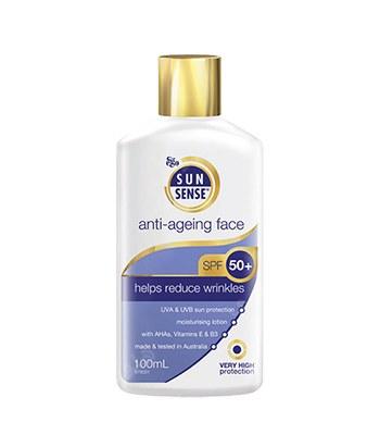 کرم ضد آفتاب مدل Sun Sense ضد پیری پوست با SPF 50 حجم 50 میلی لیتر