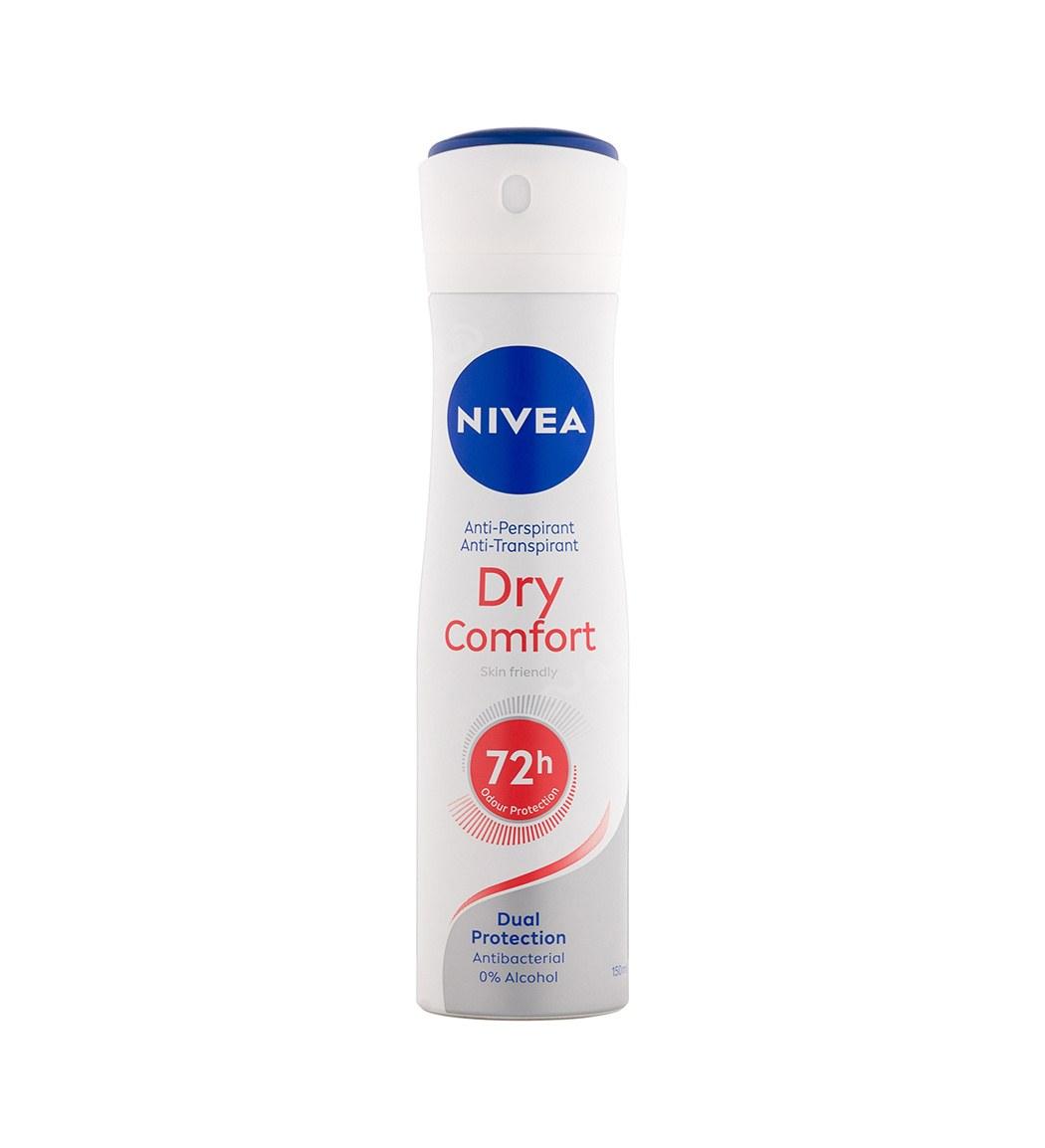 اسپری زنانه مدل Dry Comfort حجم 150 میلی لیتر