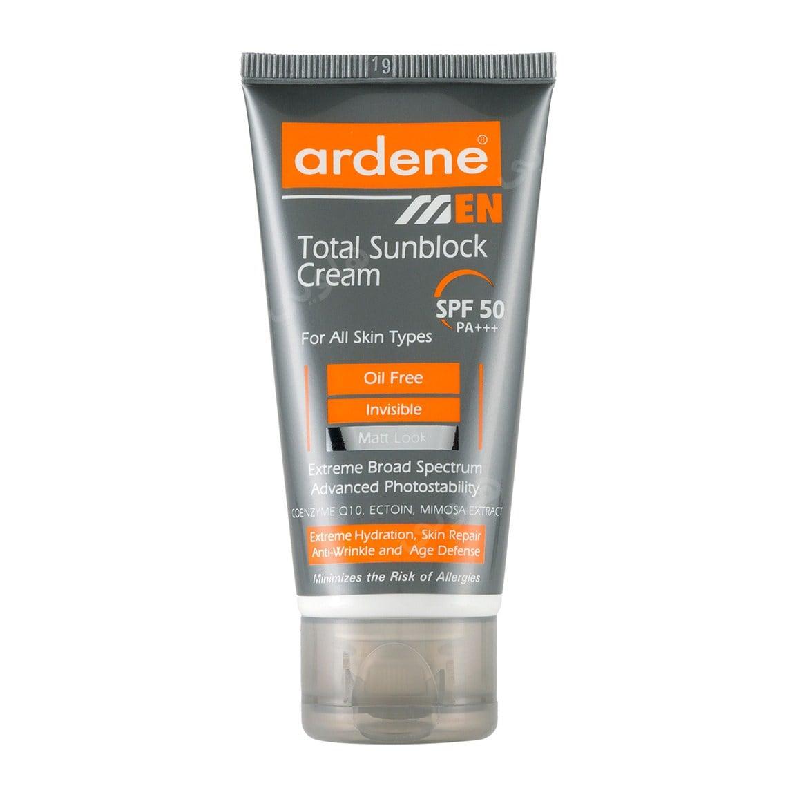 کرم ضد آفتاب آقایان مدل Oil Free با SPF50 حجم 50 میلی لیتر