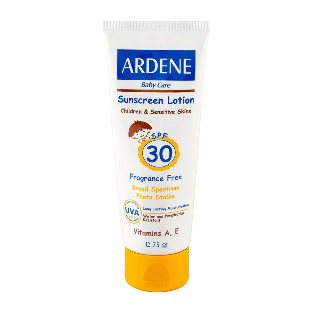 لوسیون ضد آفتاب کودکان مدل Fragrance Free با SPF30 حجم 75 گرم
