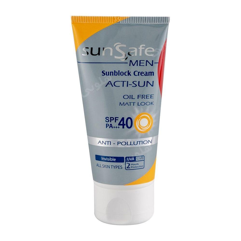 کرم ضد آفتاب فاقد چربی آقایان spf40