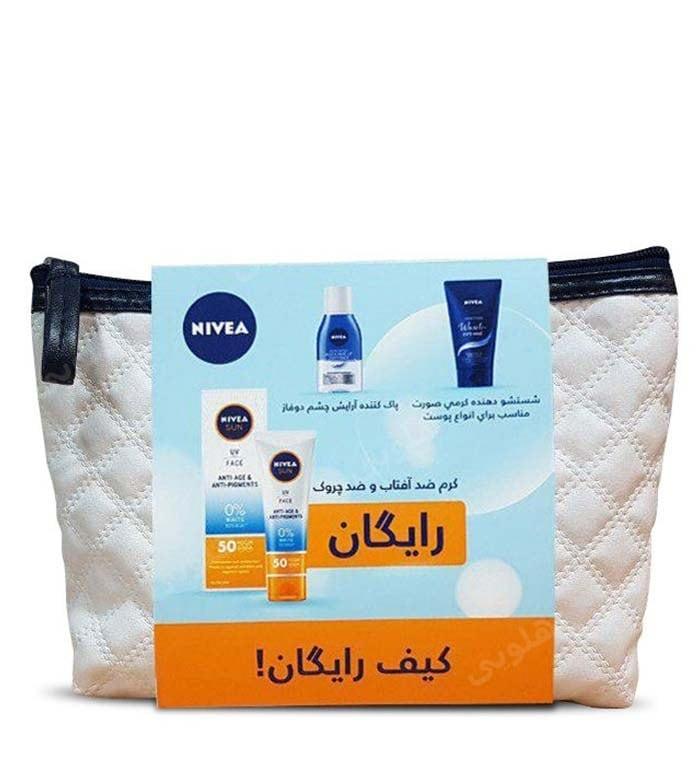 پک شوینده، پاک کننده 2 فاز چشم با کرم ضد آفتاب و کیف رایگان